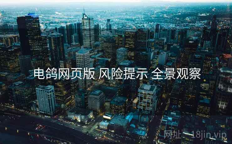 电鸽网页版 风险提示 全景观察