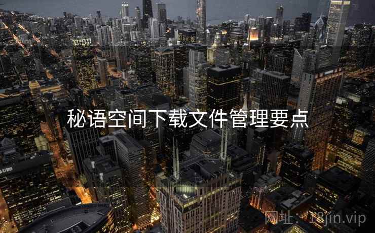 秘语空间下载文件管理要点