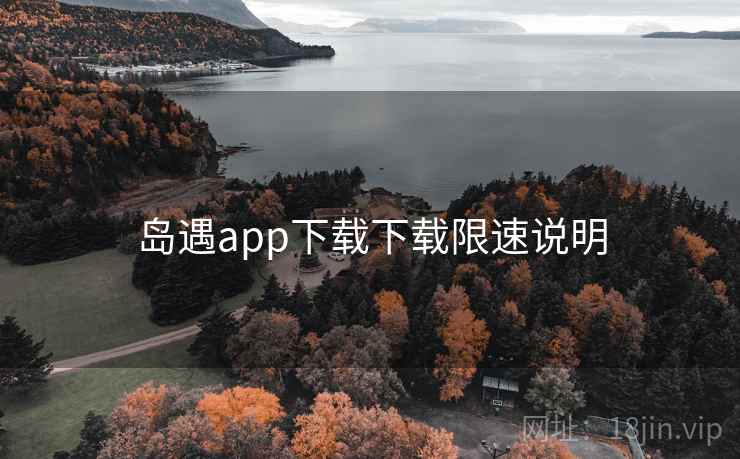 岛遇app下载下载限速说明