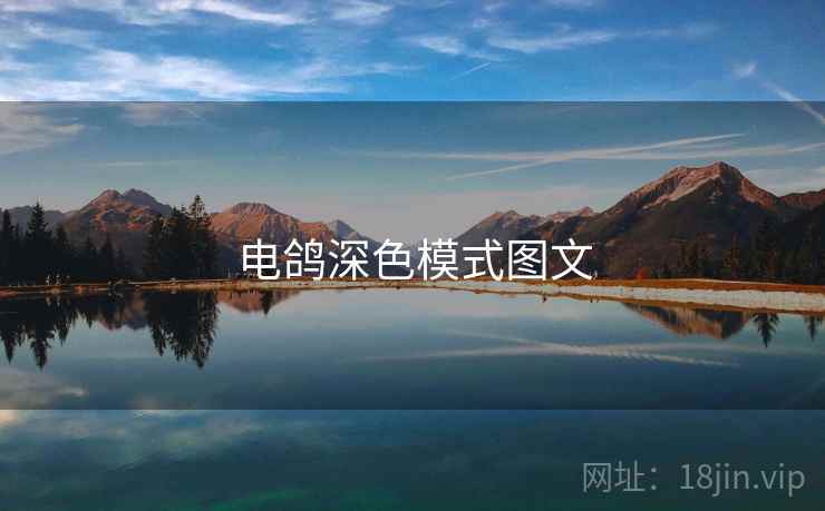 电鸽深色模式图文