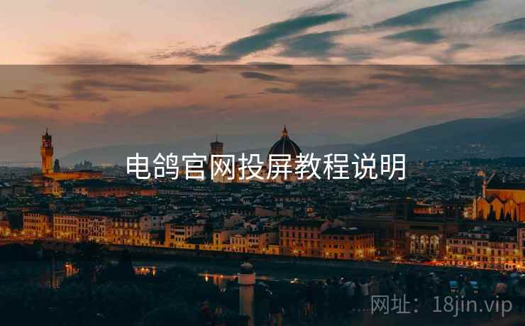 电鸽官网投屏教程说明