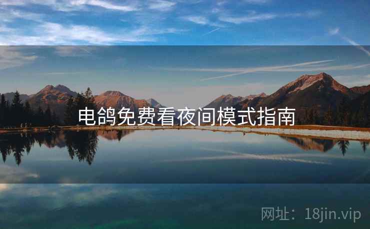 电鸽免费看夜间模式指南